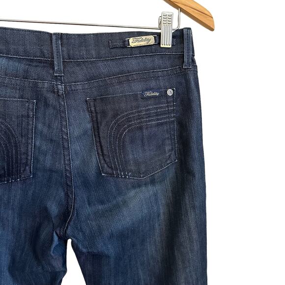 Fidelity Denim Japan Rose Bootcut Phantom Rinse Dojo Vibe Denim Jeans Size 28 - Picture 11 of 12